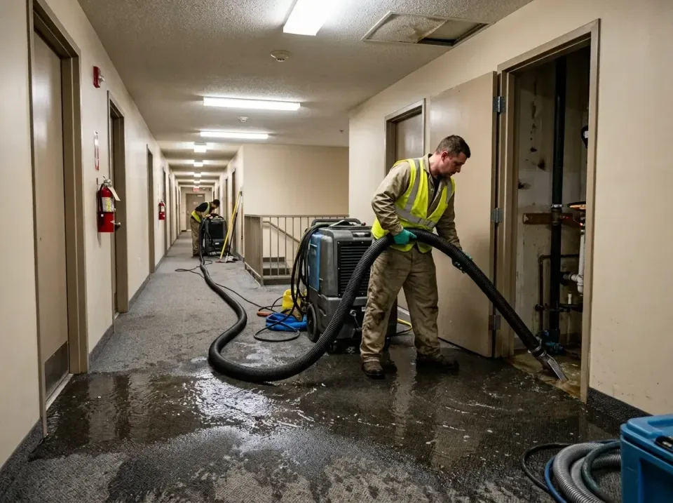 multi-unit-apartment-hallway-f-005 — frequently asked questions, Emergency Burst Pipe Water Extraction & Removal in Meadow W…